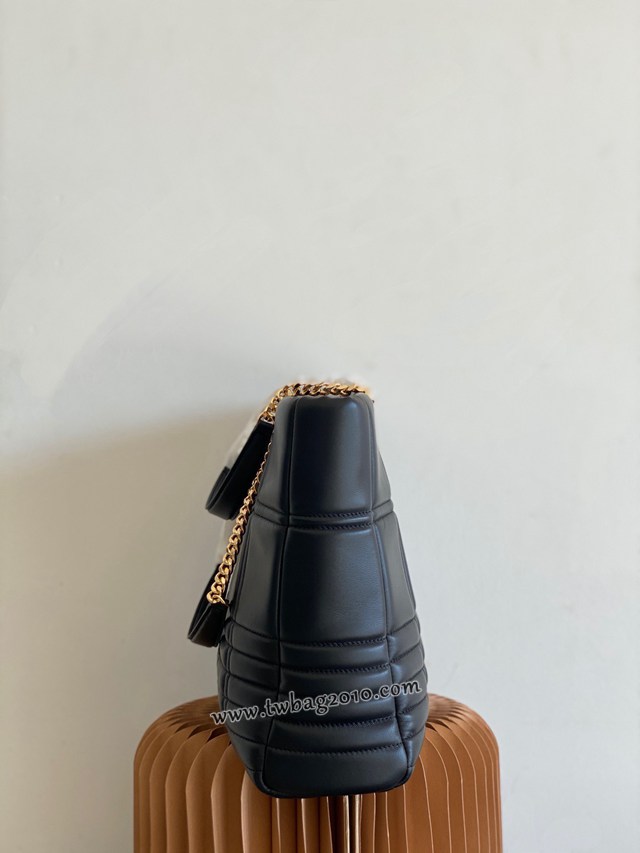 Burberry專門店新款羔羊皮絎縫購物袋 巴寶莉鏈條雙肩帶肩背女包 yxb1384